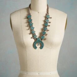 1930S Zuni Squash Blossom Necklace -Accessories Discount Store 03433fb6 e1f9 4c4e 9821 ecf8d32cb1c3