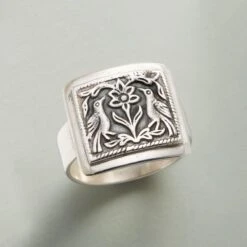 Silver Tapestry Ring