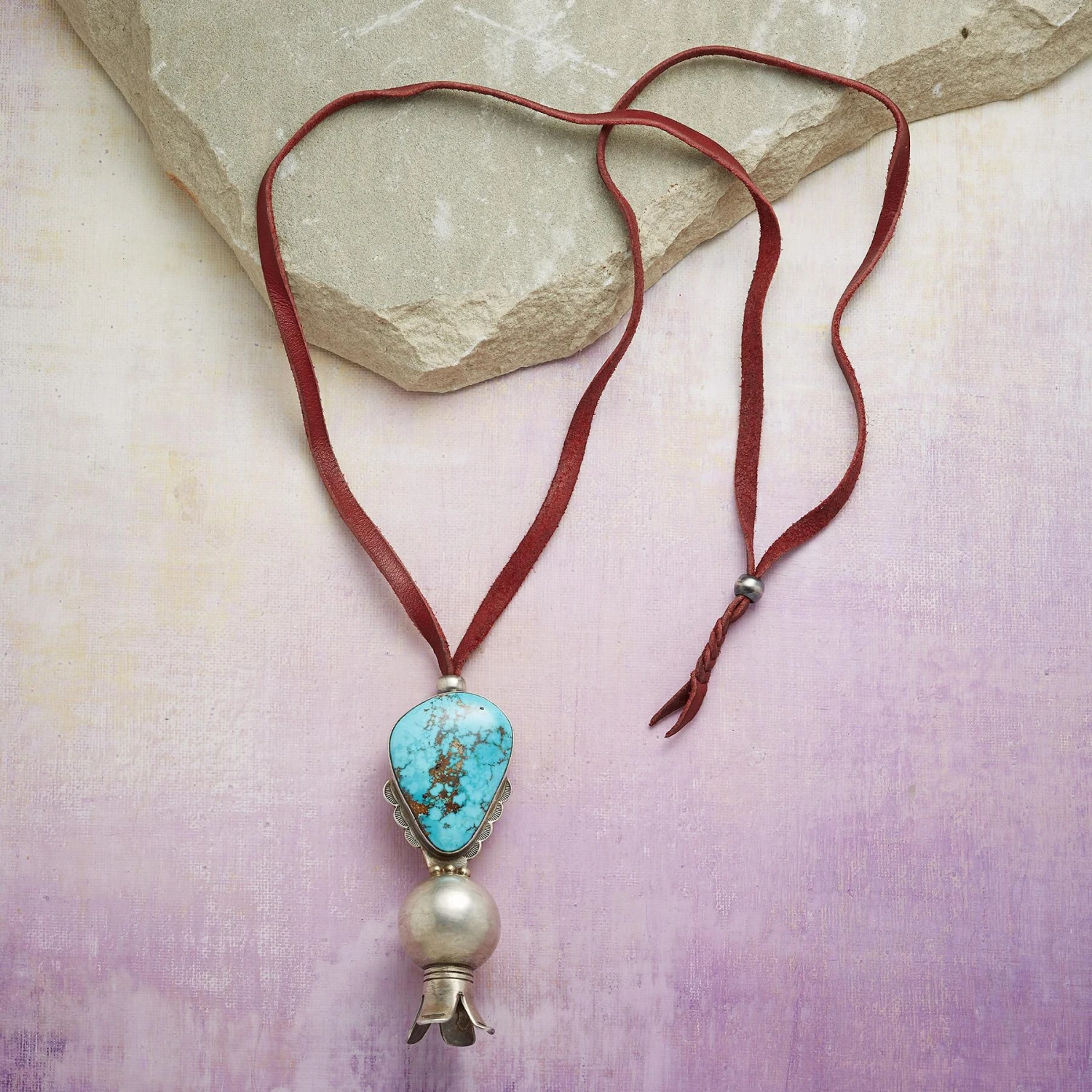 Jesse Robbins Squash Blossom Necklace 6 Jesse Robbins Squash Blossom Necklace - Image 4