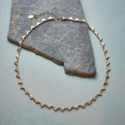 14kt Yellow Chain Of Hearts Necklace -Accessories Discount Store 33c11a75 2293 45b6 a8ca 9e7c078b4f04