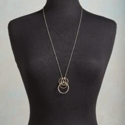 Fine Circles Necklace -Accessories Discount Store 40ff814a 7c26 4b52 ae41 27c0de678a92