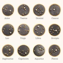 Gold Plate Zodiac Constellation Necklace -Accessories Discount Store 454697fd 854c 4ef3 927b 9929a882b196