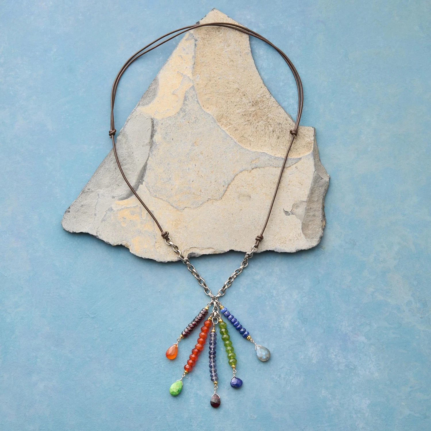 Gem Spark Necklace 5 Gem Spark Necklace - Image 3