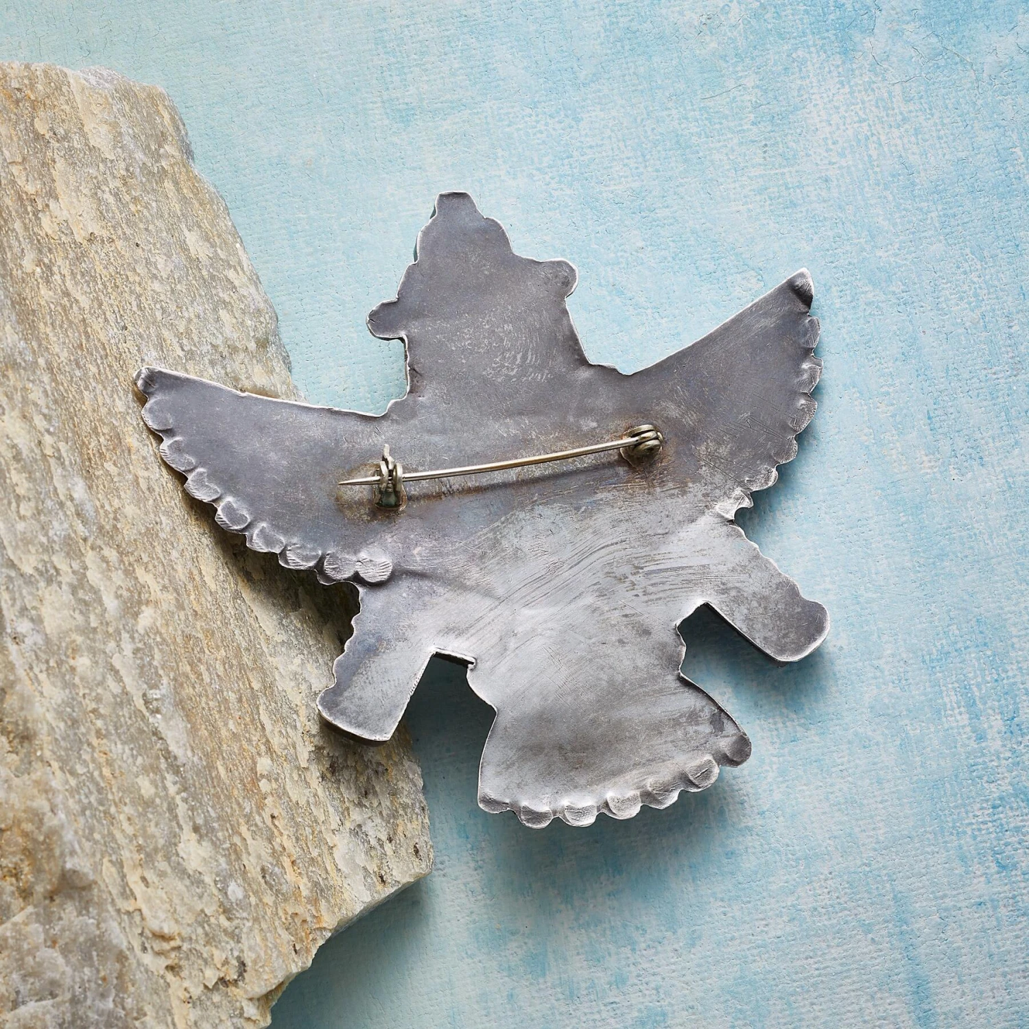 1950s Zuni Knifewing Pin 4 1950s Zuni Knifewing Pin - Image 2