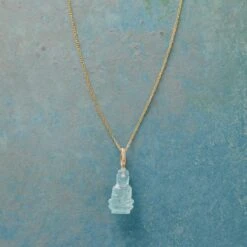 Enlightened Aquamarine Necklace -Accessories Discount Store bf42ce32 dc55 4949 a630 cc8d35f1157a