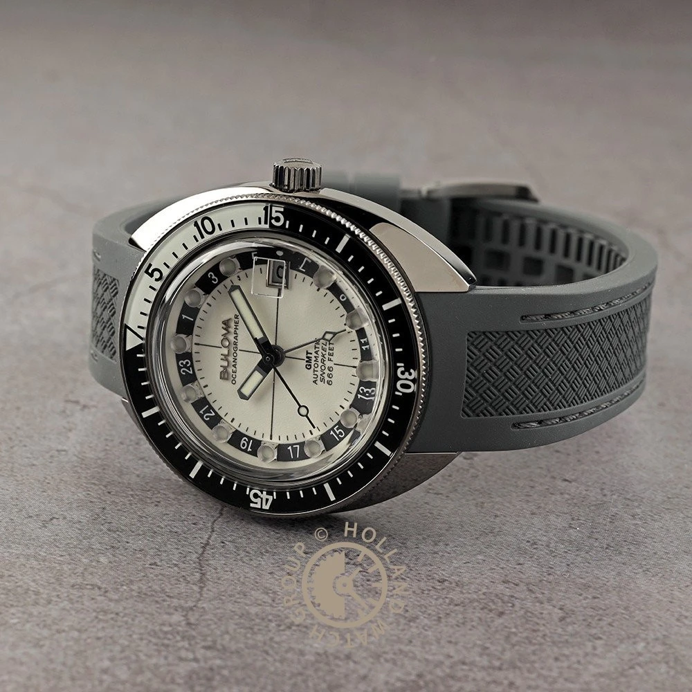 Bulova Archive Series 98B407 Oceanographer GMT Watch 6 Bulova Archive Series 98B407 Oceanographer GMT Watch - Image 4