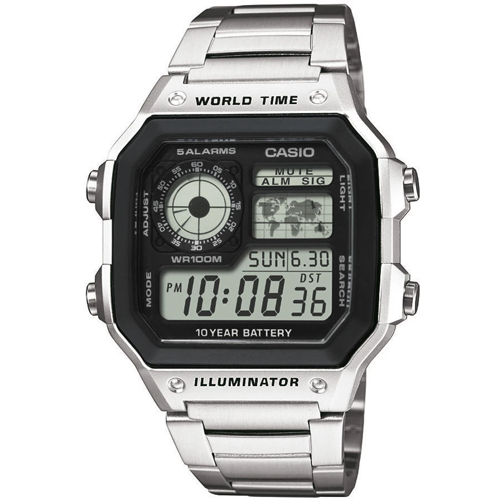 Casio Collection AE-1200WHD-1AVEF World Time Watch 3 Casio Collection AE-1200WHD-1AVEF World Time Watch