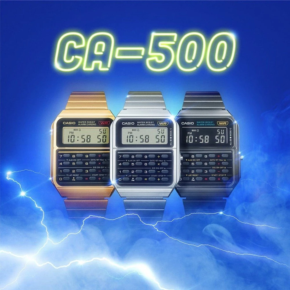 Casio Vintage CA-500WEGG-1BEF Vintage Calculator Watch 5 Casio Vintage CA-500WEGG-1BEF Vintage Calculator Watch - Image 3