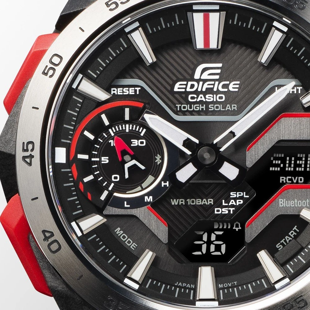 Casio Edifice Bluetooth ECB-2200P-1AEF Windflow Watch 4 Casio Edifice Bluetooth ECB-2200P-1AEF Windflow Watch - Image 2