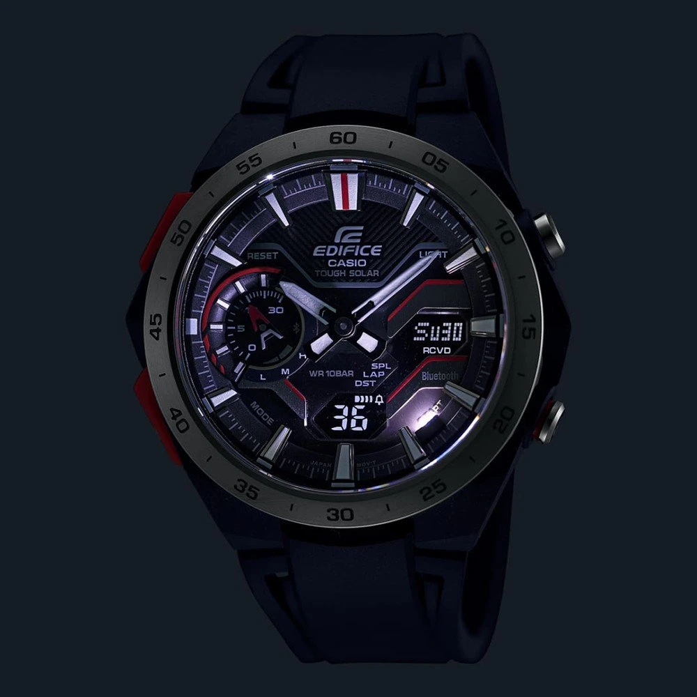 Casio Edifice Bluetooth ECB-2200P-1AEF Windflow Watch 6 Casio Edifice Bluetooth ECB-2200P-1AEF Windflow Watch - Image 4