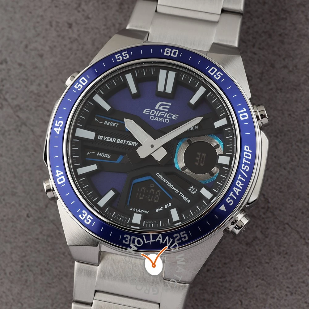 Casio Edifice Classic EFV-C110D-2AVEF Ana-Digi Chronograph Watch 4 Casio Edifice Classic EFV-C110D-2AVEF Ana-Digi Chronograph Watch - Image 2