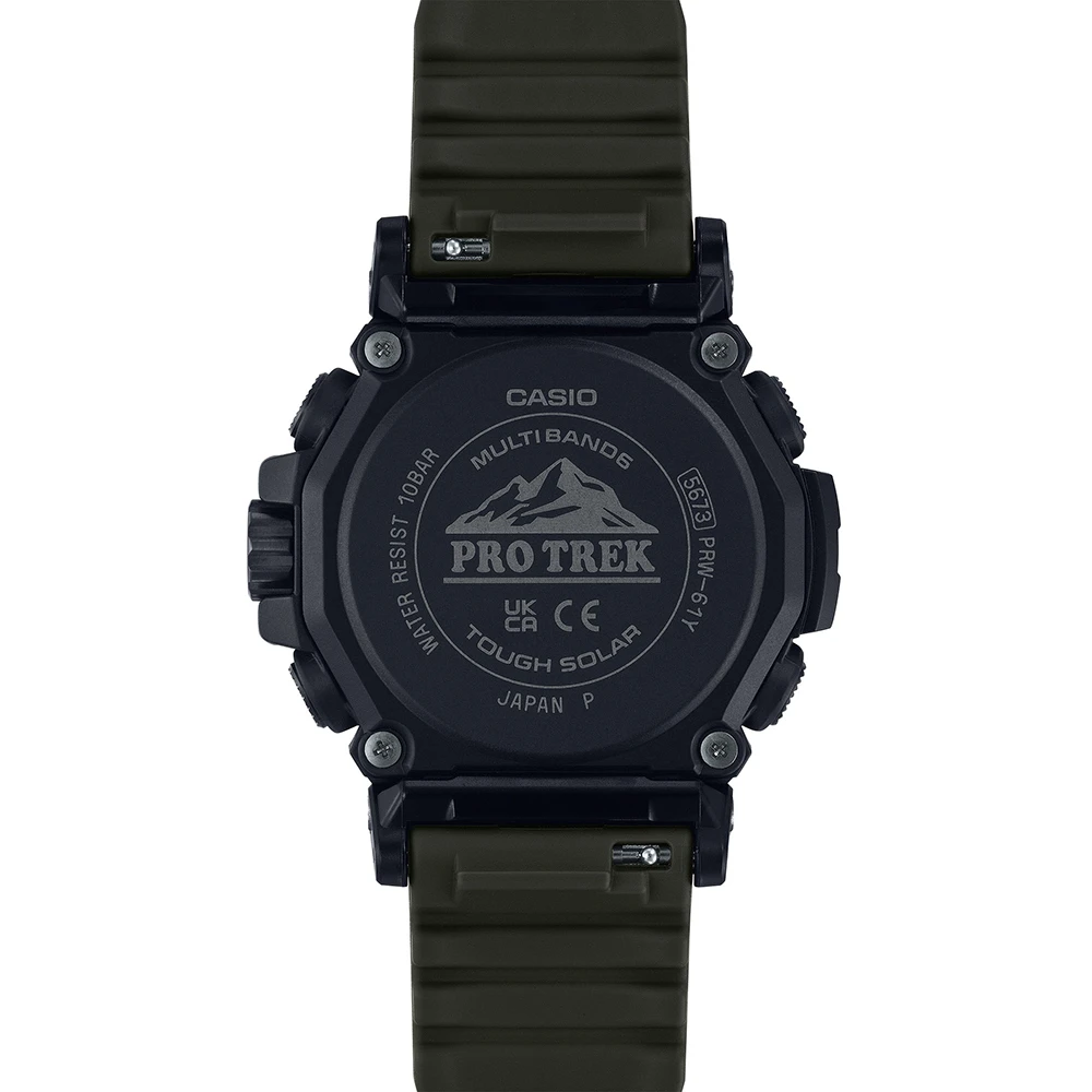 Casio Pro Trek PRW-61Y-3ER Pro Trek - BIOMASS Watch 5 Casio Pro Trek PRW-61Y-3ER Pro Trek - BIOMASS Watch - Image 3