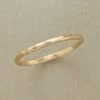 Slender 14kt Gold Band