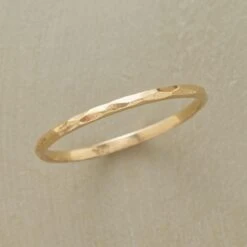 Slender 14kt Gold Band