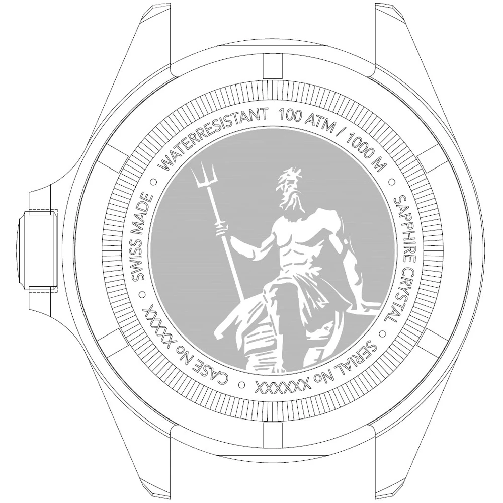 Edox Skydiver 80120-3NM-BUIDN Skydiver Neptunian Watch 9 Edox Skydiver 80120-3NM-BUIDN Skydiver Neptunian Watch - Image 7