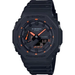 G-Shock Classic Style GA-2100-1A4ER Neon Accent Watch