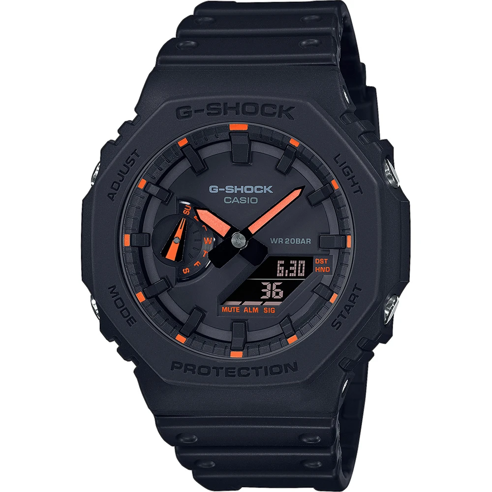 G-Shock Classic Style GA-2100-1A4ER Neon Accent Watch 3 G-Shock Classic Style GA-2100-1A4ER Neon Accent Watch