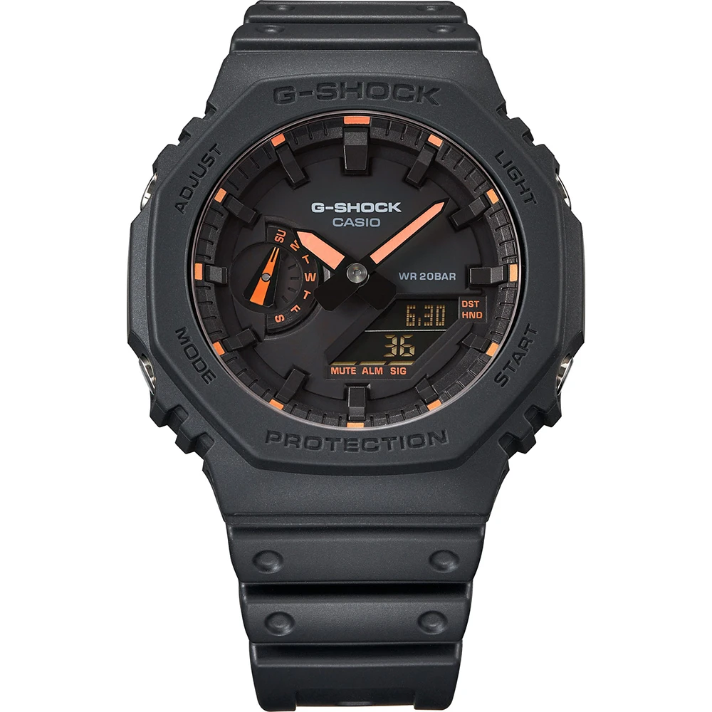 G-Shock Classic Style GA-2100-1A4ER Neon Accent Watch 5 G-Shock Classic Style GA-2100-1A4ER Neon Accent Watch - Image 3