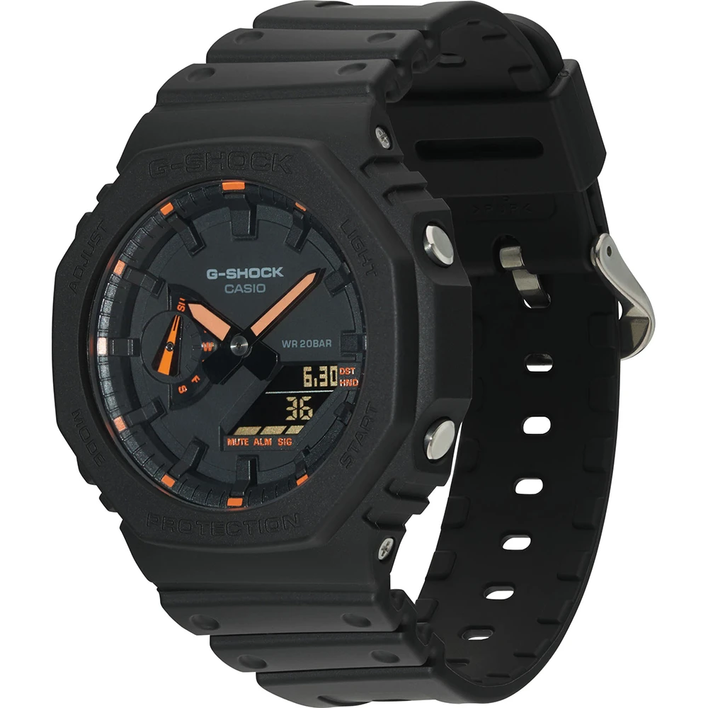 G-Shock Classic Style GA-2100-1A4ER Neon Accent Watch 7 G-Shock Classic Style GA-2100-1A4ER Neon Accent Watch - Image 5