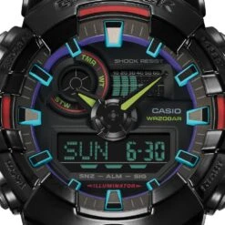 G-Shock Classic Style GA-700RGB-1AER Virtual Rainbow Watch -Accessories Discount Store g shock ga 700rgb 1aer virtual rainbow 14718121