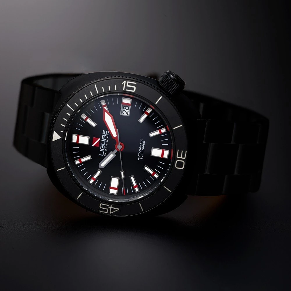 Ligure LWT21006N Tartaruga ‘Nero Di Seppia’ Watch 4 Ligure LWT21006N Tartaruga ‘Nero Di Seppia’ Watch - Image 2